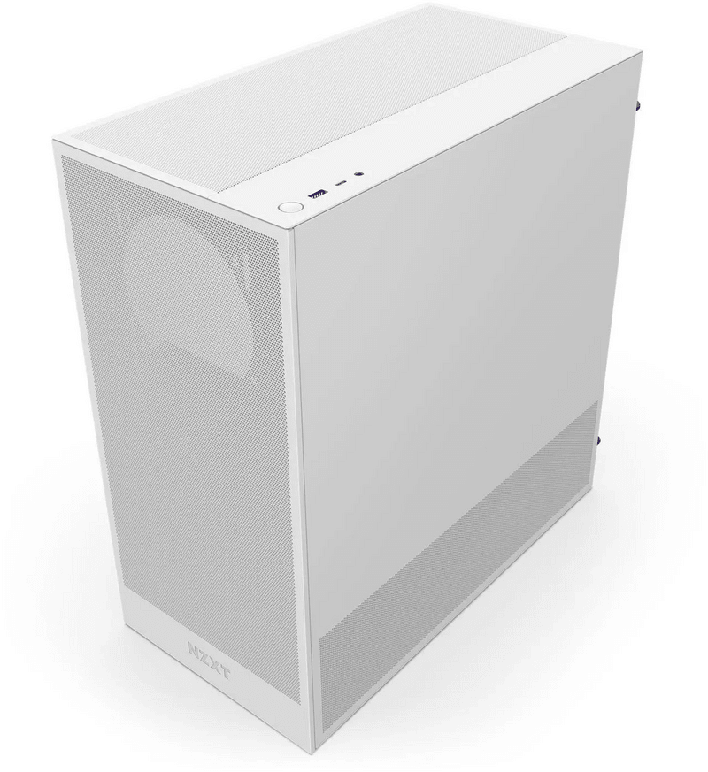 NZXT H5 Flow Compact Mid Tower ATX Cabinet White (CC-H52FW-01)