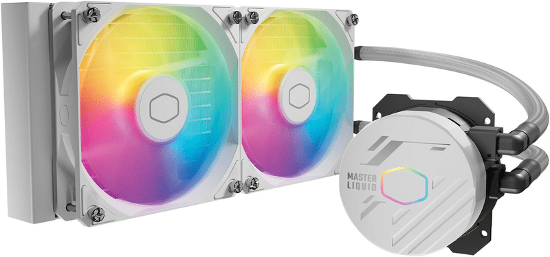 Cooler Master ML240 Core 240mm ARGB AIO Liquid Cooler White