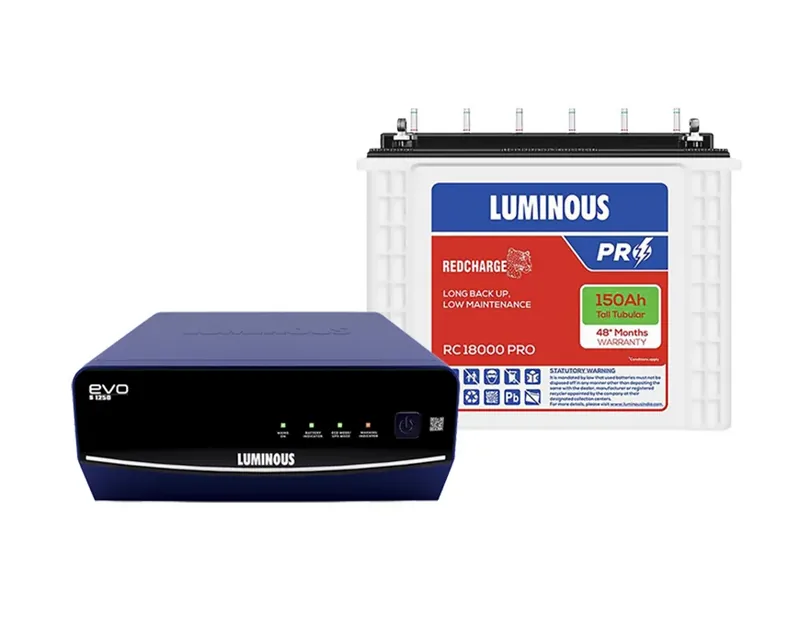 EVO S 1250 Inverter with Red Charge RC 18000 PRO Battery