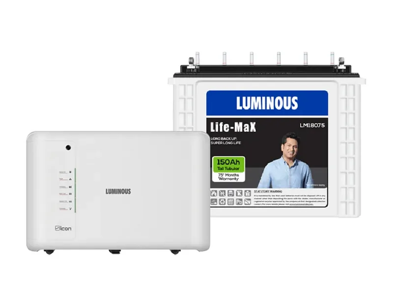 Icon 1100 Inverter with Lifemax LM 18075 Battery