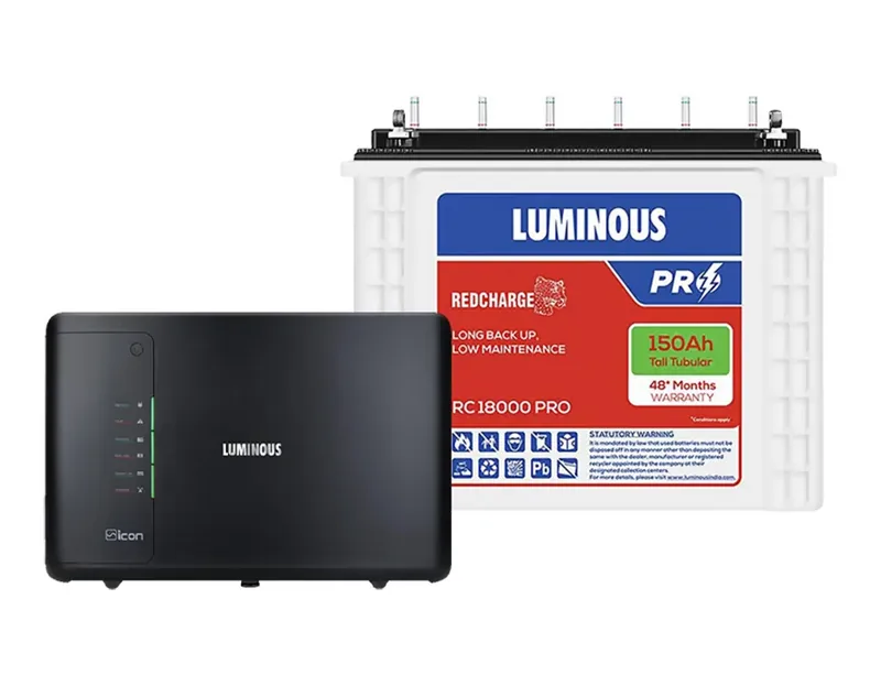 Icon 1100 Inverter with Red Charge RC 18000 Pro Battery