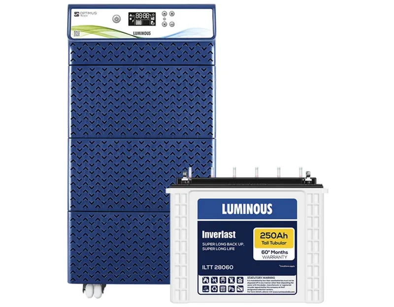 Optimus 11000+ Inverter with 10x Inverlast ILTT 28060 Batteries
