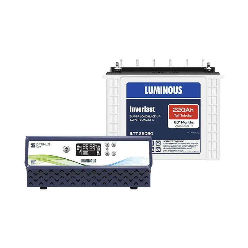 Optimus 1250+ Inverter with Inverlast ILTT 26060 Battery