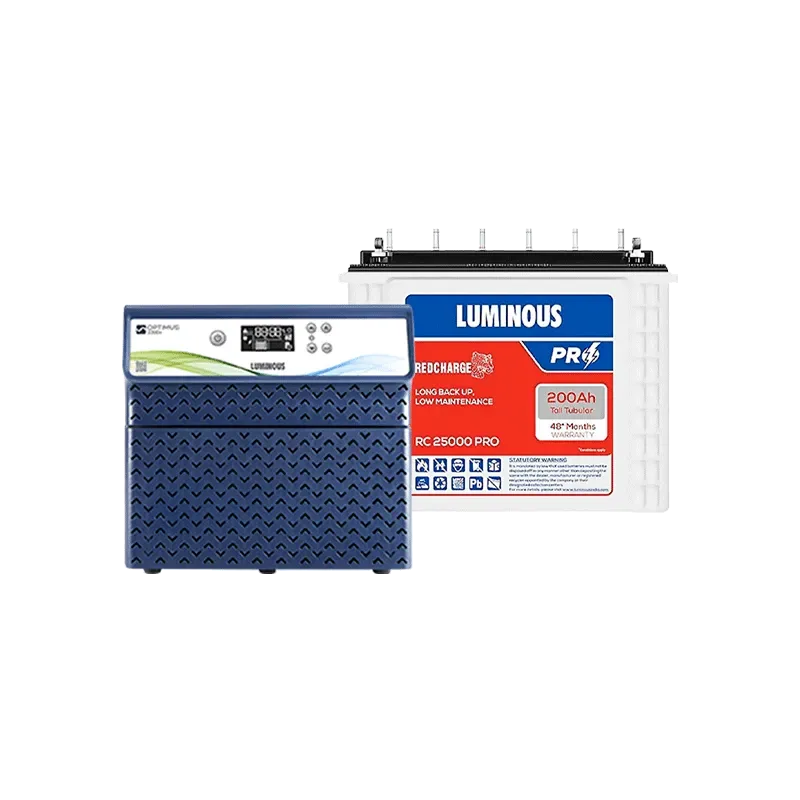 Optimus 2300+ Inverter with 2x Red Charge RC 25000 Pro Batteries