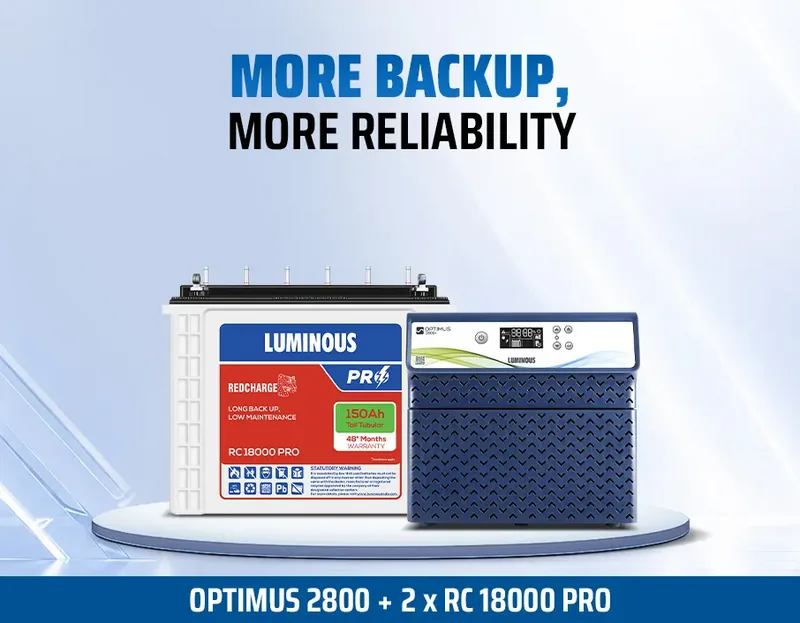 Optimus 2800+ with 2 x RC 18000 PRO