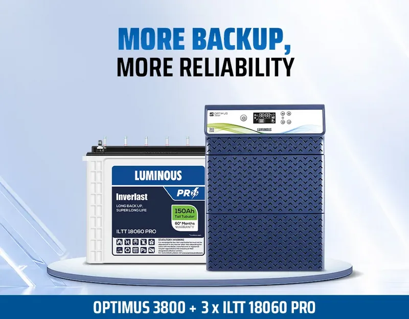 Optimus 3800+ with 3 x ILTT 18060 PRO