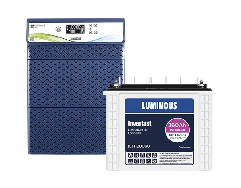 Optimus 4500+ Inverter with 4x Inverlast ILTT 20060 Batteries