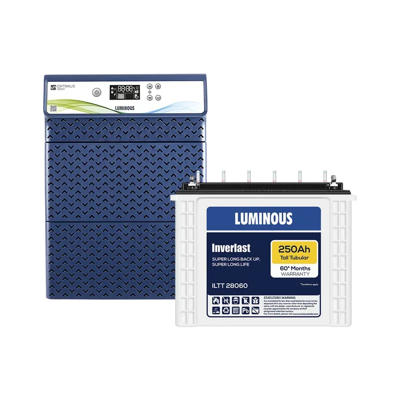 Optimus 4500+ Inverter with 4x Inverlast ILTT 28060 Batteries