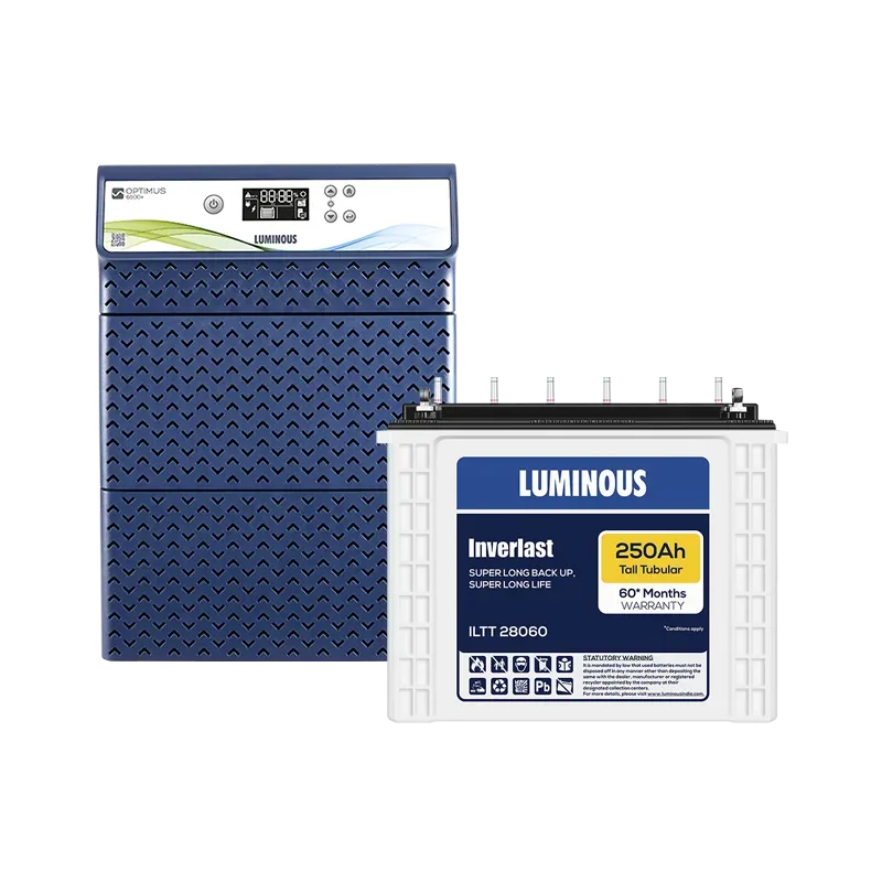 Optimus 6500+ Inverter with 6x Inverlast ILTT 28060 Batteries