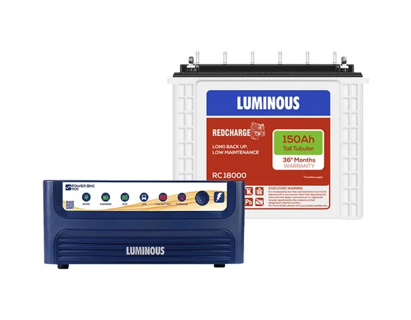 Power Sine 1100 Inverter with Red Charge RC 18000 Battery