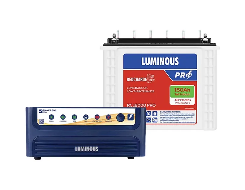 Power Sine 1100 Inverter with Red Charge RC 18000 Pro Battery
