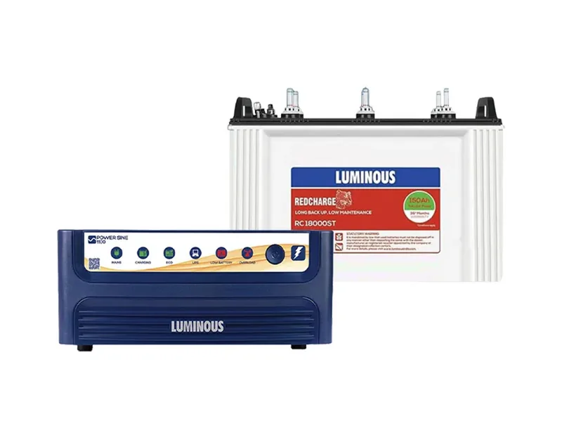 Power Sine 1100 Inverter with Red Charge RC 18000ST Battery