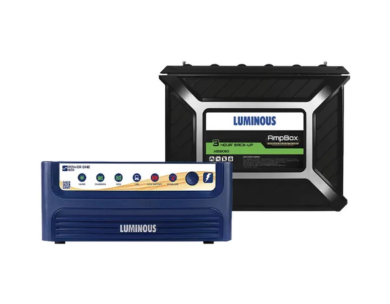 Power Sine 800 Inverter with AmpBox AB 18060 Battery