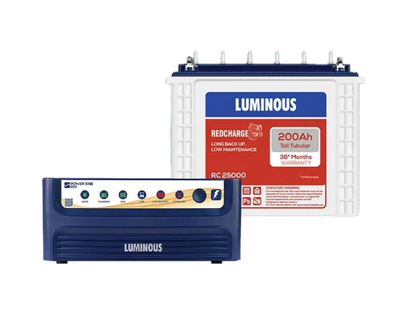 Power Sine 800 Inverter with Red Charge RC 25000 Battery