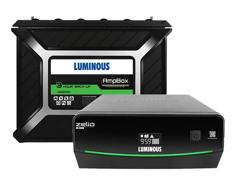Zelio M 1200 Inverter with AmpBox AB18060 Battery