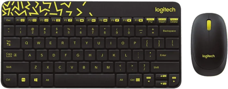 Logitech MK240 Nano USB Wireless Keyboard and Mouse Set