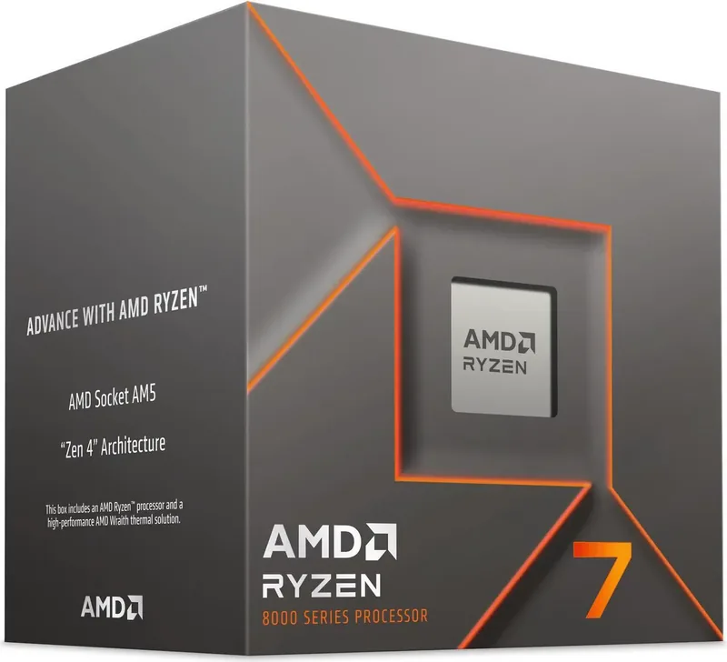 AMD Ryzen 7 8700F 8 Cores up to 5 GHz AM5 Processor