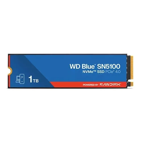 Western Digital Blue SN5100 1TB M.2 NVMe Gen4 7100MB/s Internal SSD